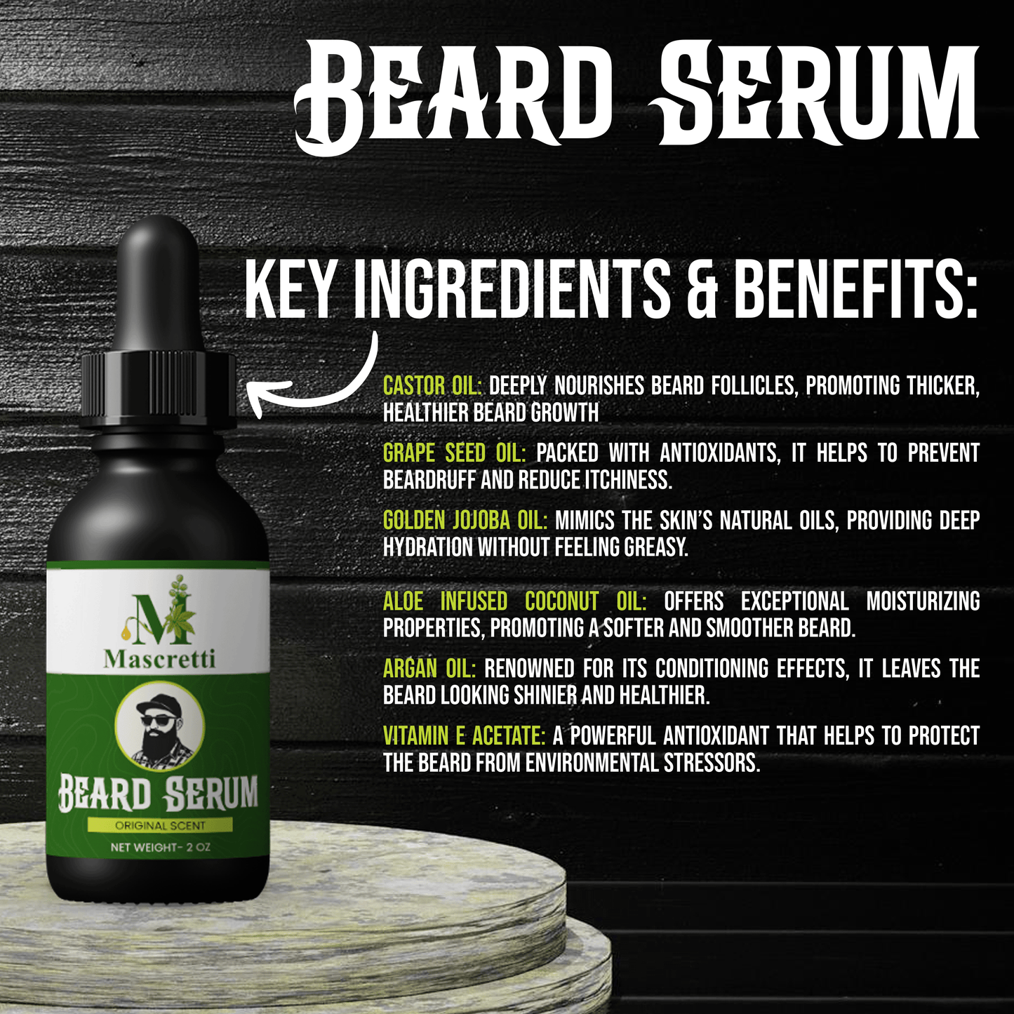 Beard Growth Serum (2 oz)